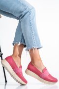 MOCASINI ROZ PIELE NATURALA 2PC022-A
