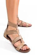 SANDALE FEMEI PIELE NATURALA BEJ 9S77046