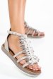 Sandale gri piele naturala intoarsa qs770608
