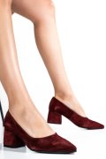 PANTOFI BORDO PIELE NATURALA INTOARSA 1PC450