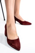 PANTOFI BORDO PIELE NATURALA INTOARSA 1PC450