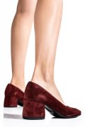 PANTOFI BORDO PIELE NATURALA INTOARSA 1PC450