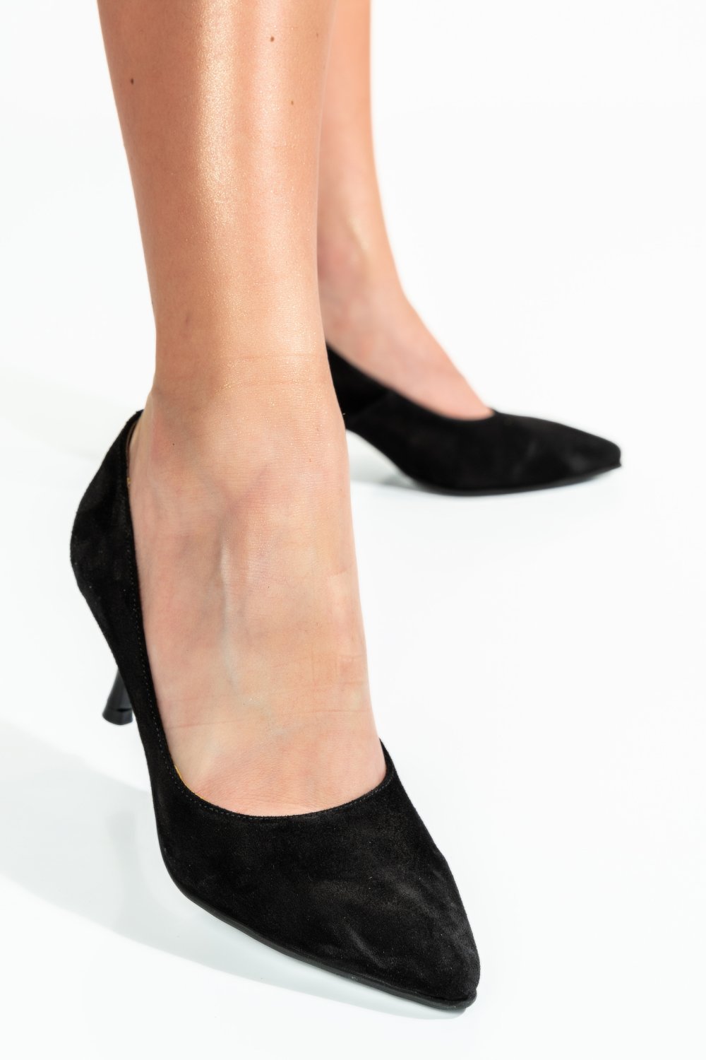 PANTOFI NEGRI PIELE NATURALA INTOARSA 1PC665