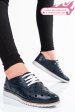 Pantofi bleumarin piele naturala 5s7764