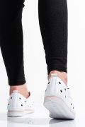 PANTOFI ALBI PIELE NATURALA 5S7764