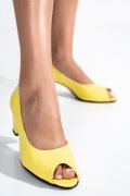 PANTOFI YELLOW PIELE NATURALA 1S77515