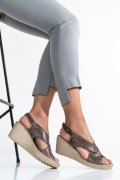 SANDALE TAUPE PIELE NATURALA 2153725