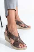 SANDALE TAUPE PIELE NATURALA 2153725