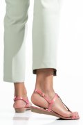 SANDALE ROZ PIELE NATURALA 184901