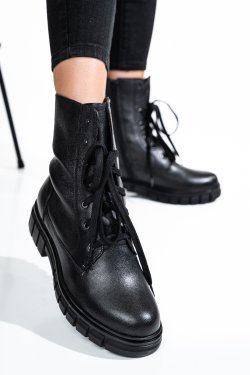 GHETE DAMA PIELE NATURALA NEGRE 8S77620-A