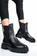 Ghete dama piele naturala negre 8s77568