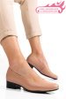 Pantofi dama piele naturala nude toc mic 2s77040
