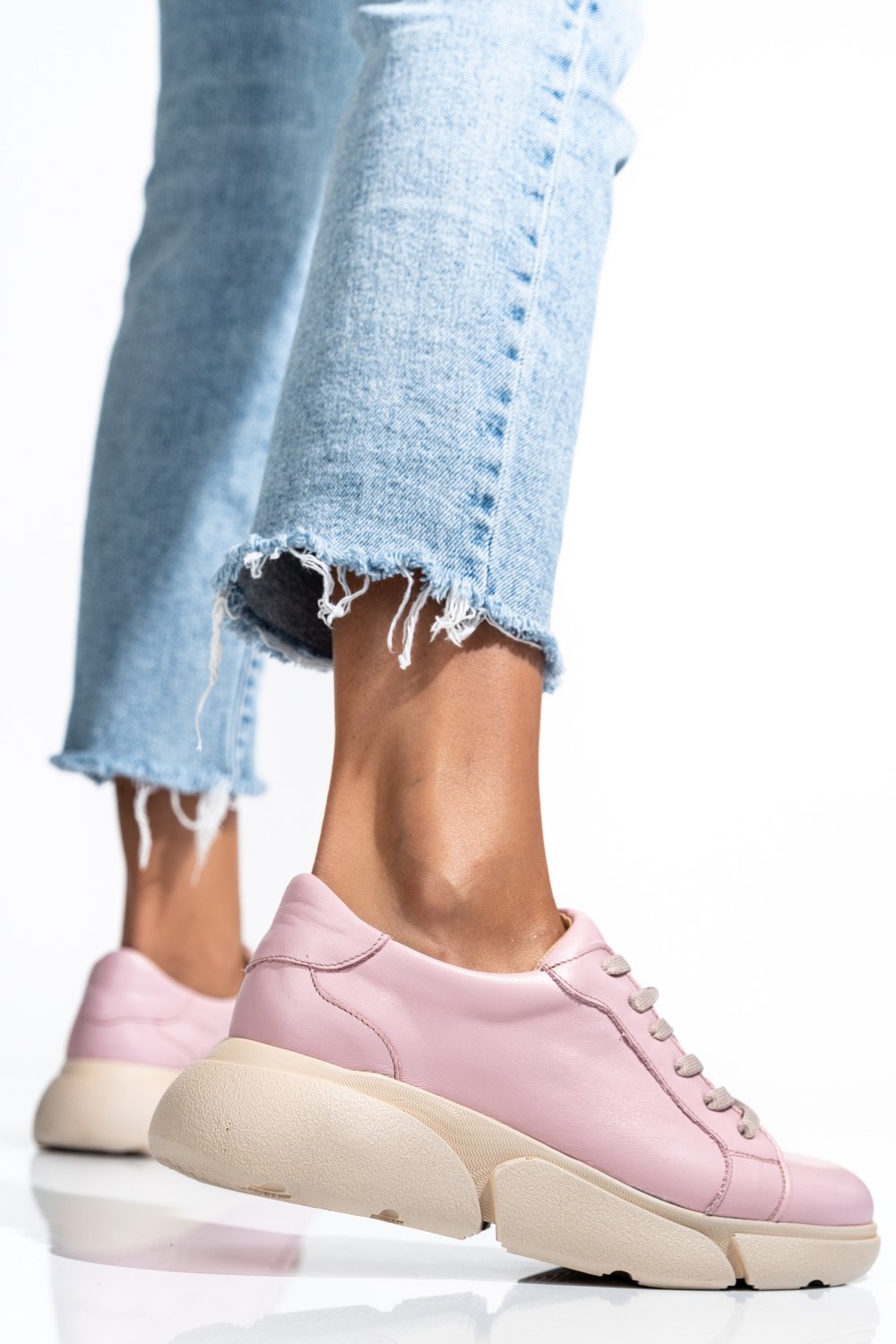 PANTOFI SPORT LILA PIELE NATURALA 3S77011B