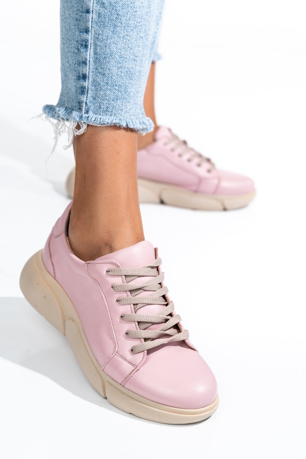 PANTOFI SPORT LILA PIELE NATURALA 3S77011B