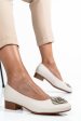 Pantofi bej floral piele naturala 2s7756br