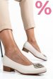 Pantofi bej floral piele naturala 2s7756br