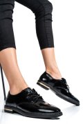 RIEKER, PANTOFI NEGRI PIELE NATURALA LACUITA 50618-00