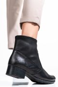 RIEKER, GHETE FEMEI PIELE NATURALA NEGRE 78674-00