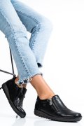 RIEKER, PANTOFI NEGRI PIELE NATURALA 4426500
