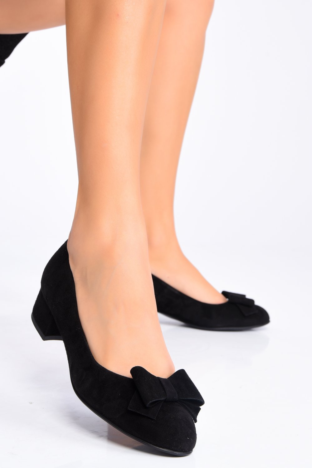 PANTOFI NEGRI PIELE NATURALA INTOARSA 3S77484