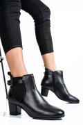 GHETE NEGRE PIELE NATURALA 8S77788