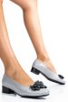 Pantofi gri piele naturala 2s7756br