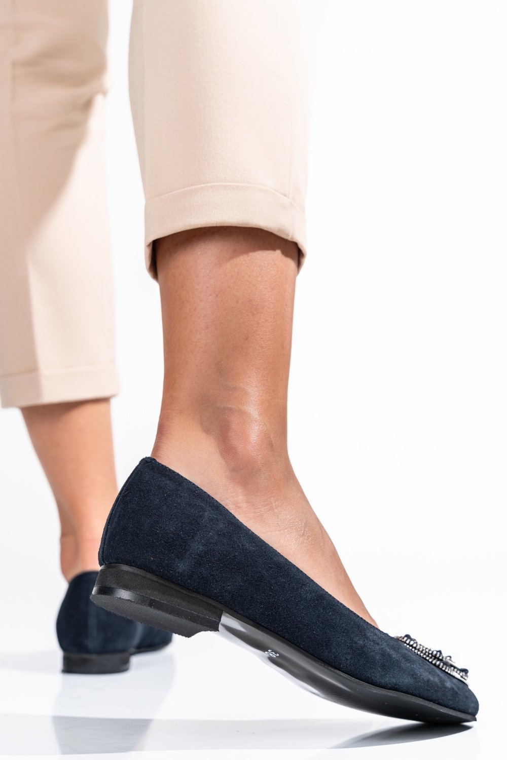 PANTOFI BLEUMARIN PIELE NATURALA INTOARSA 2S7756BR