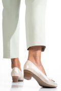 PANTOFI BEJ PIELE NATURALA 8SPA38