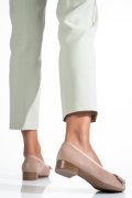 PANTOFI ROZ PIELE NATURALA INTOARSA 8A46