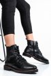 Ghete dama de iarna piele naturala negre captusite 8s77100