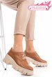 Pantofi casual femei piele naturala maro 2s77080