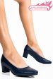 Pantofi navy piele naturala mosa