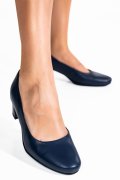 PANTOFI NAVY PIELE NATURALA MOSA