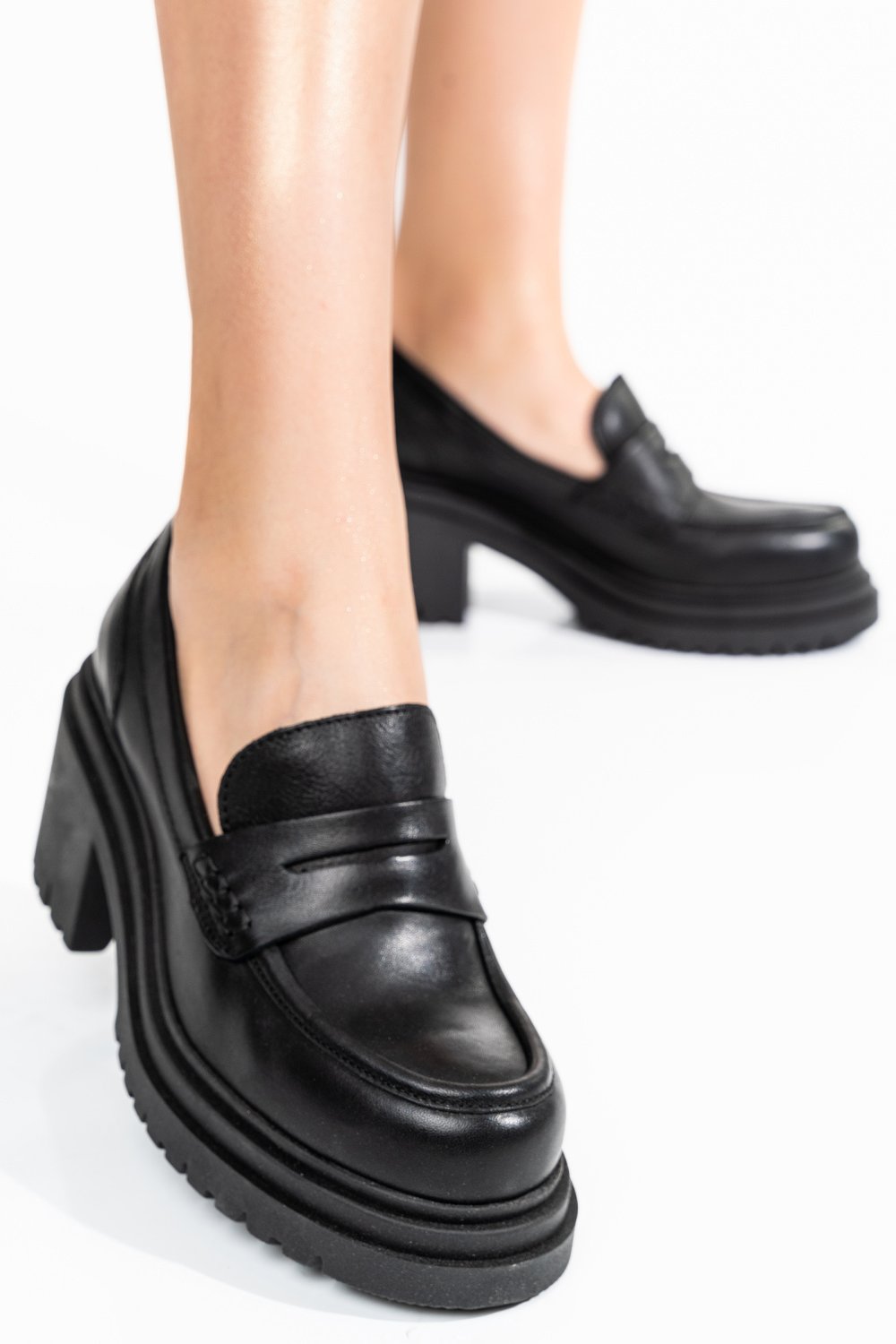 PANTOFI NEGRI PIELE NATURALA 2S77SI0051901