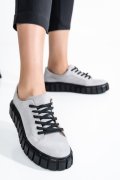 PANTOFI GRI PIELE NATURALA INTOARSA 3S77100
