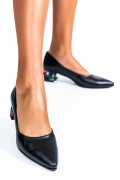 PANTOFI NEGRU COLOR PIELE NATURALA 1PC400