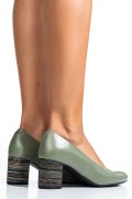 PANTOFI OLIVE PIELE NATURALA 5S77600B