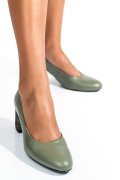 PANTOFI OLIVE PIELE NATURALA 5S77600B