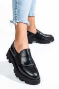 PANTOFI NEGRI PIELE NATURALA A50093