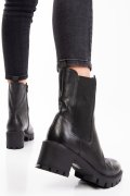 GHETE DAMA DE IARNA PIELE NATURALA NEGRE 8S77799