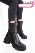 GHETE DAMA DE IARNA PIELE NATURALA NEGRE 8S77799