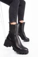 Ghete dama de iarna piele naturala negre 8s77799