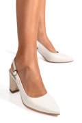PANTOFI BEJ PIELE NATURALA 1PC462
