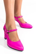 PANTOFI FUCHSIA PIELE NATURALA 1PC800B