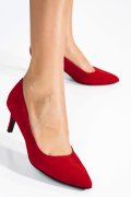 PANTOFI ROSII PIELE NATURALA INTOARSA 3S77514