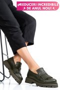 MOCASINI VERZI PIELE NATURALA 3S7795