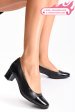 Pantofi negri piele naturala lacuita 1s77404