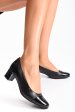 Pantofi negri piele naturala lacuita 1s77404