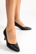 PANTOF DAMA GUBAN PIELE NATURALA NEGRI 3S77514