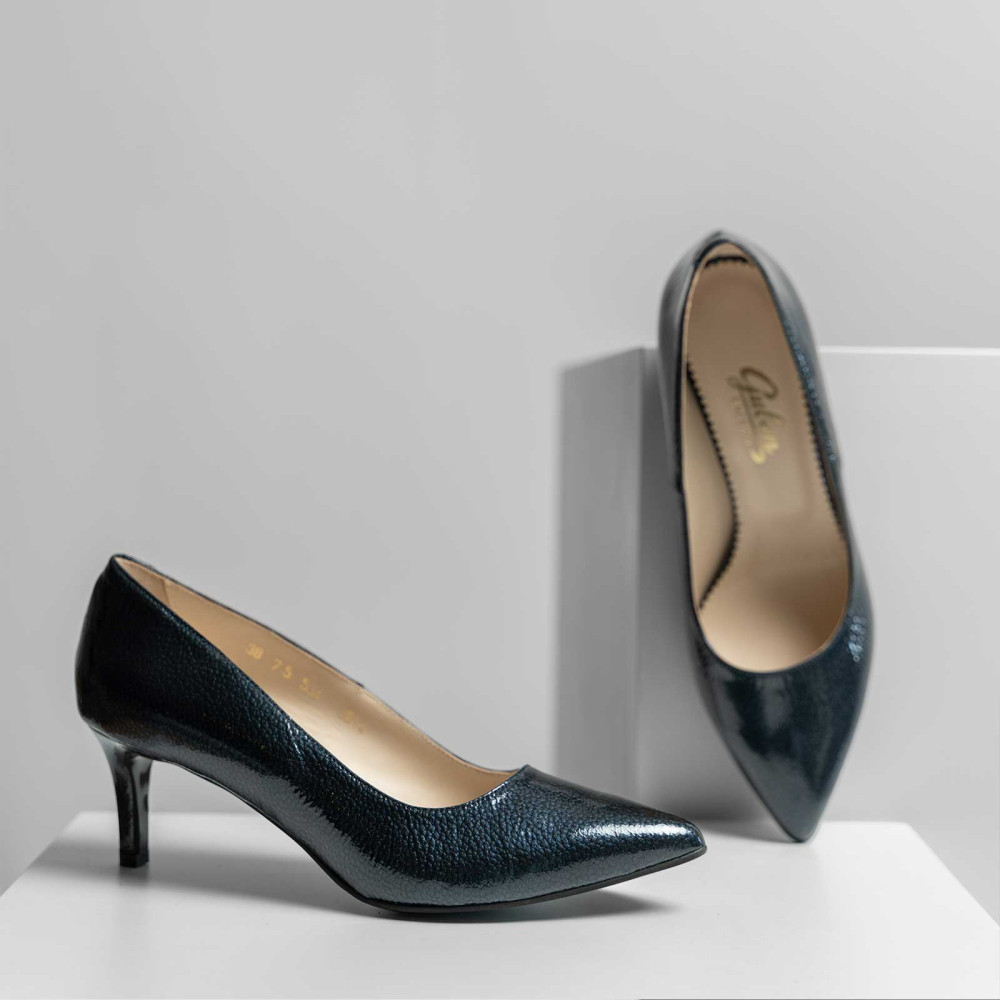PANTOFI DAMA GUBAN PIELE NATURALA LACUITA BLEUMARIN 3S77514